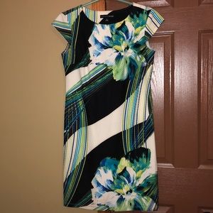 Floral brush mark dress!